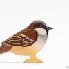 House Sparrow - Wildlife art work- Woody bird - Wildstep India - Nature store