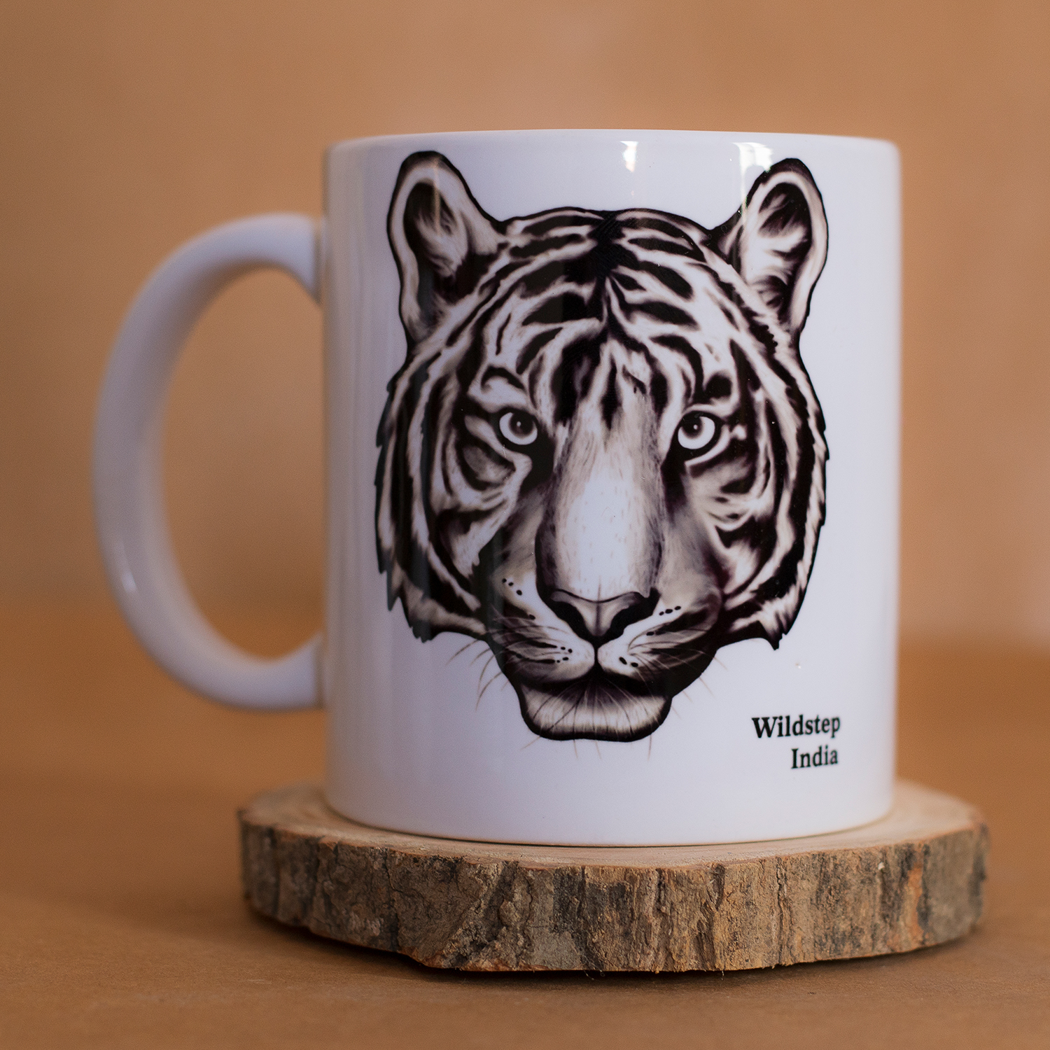 Tiger coffee table mug - Wildstep India - Nature store