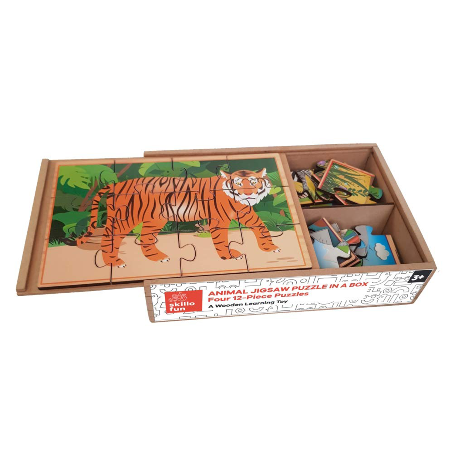 Animal jigsaw puzzle games for kids and all - wildstep India - nature store