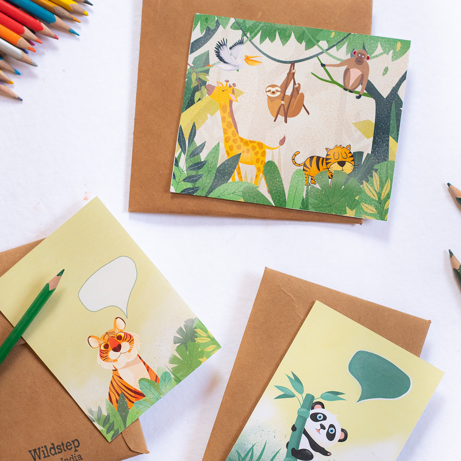 Festival Card with wildlife and nature theme - Wildstep India - Nature store