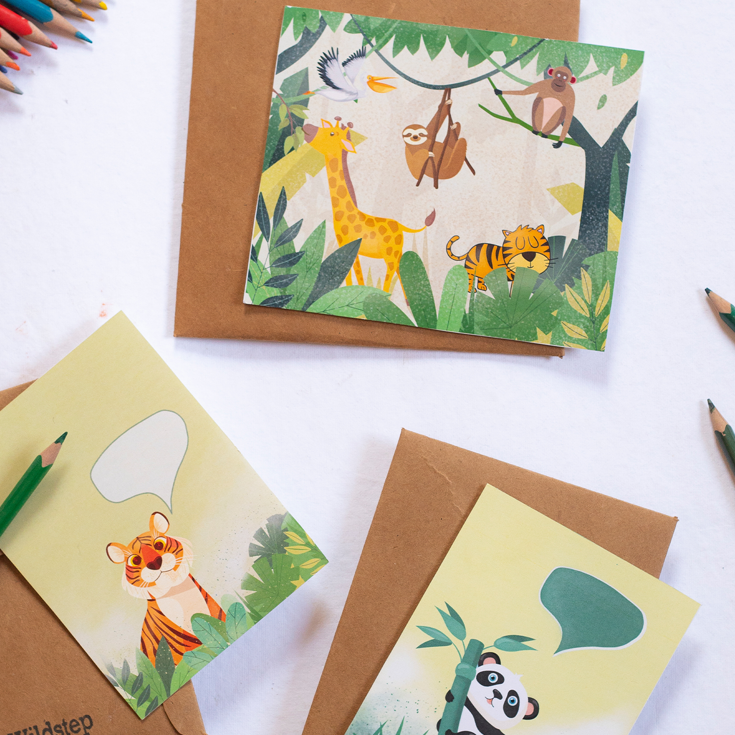Festival Card with wildlife and nature theme - Wildstep India - Nature store