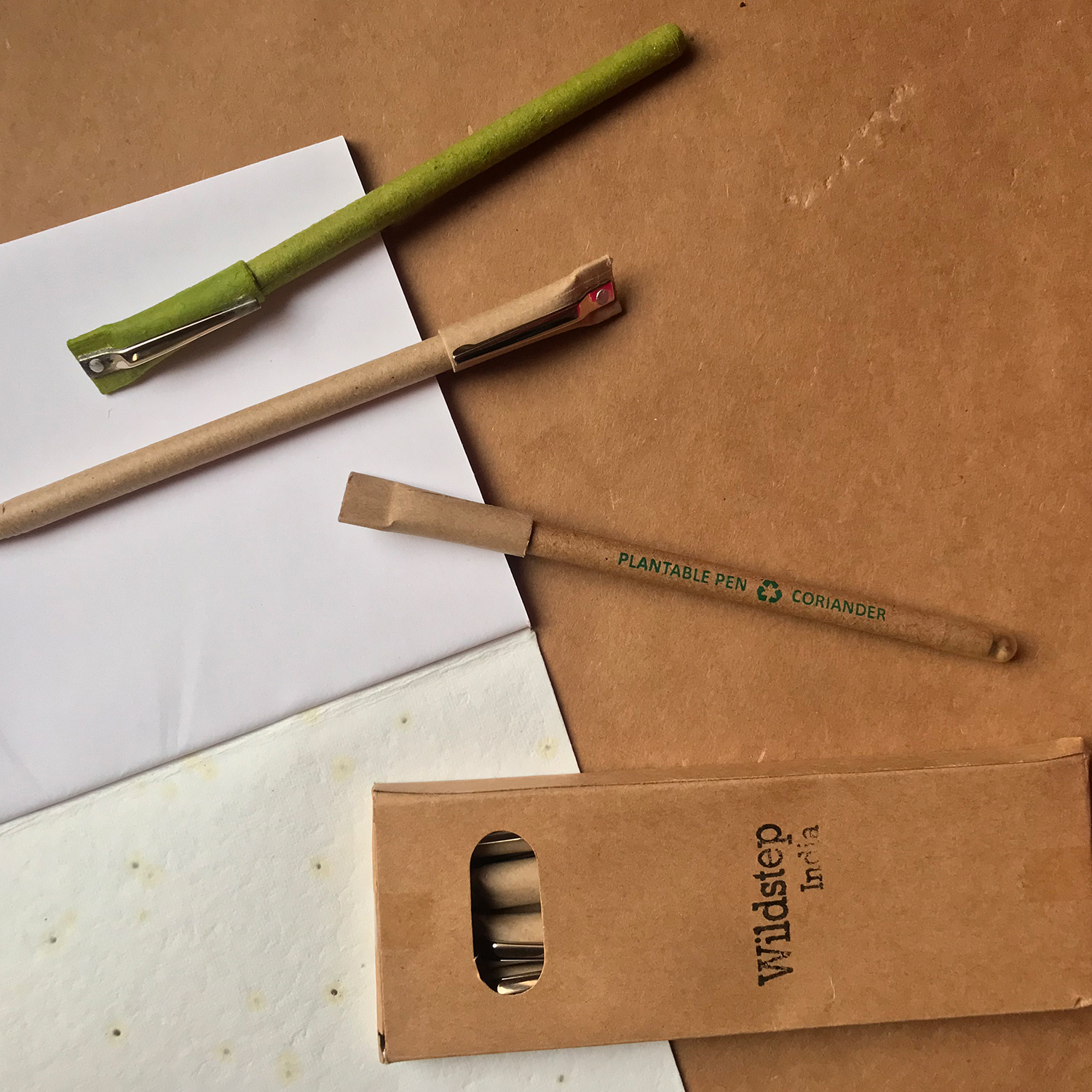 Plantable Stationary - plantable Pen , pencil, notebook , paper , kids, parents, eco - friendly stationary - nature Conservation products- Wildstep India - Nature Store