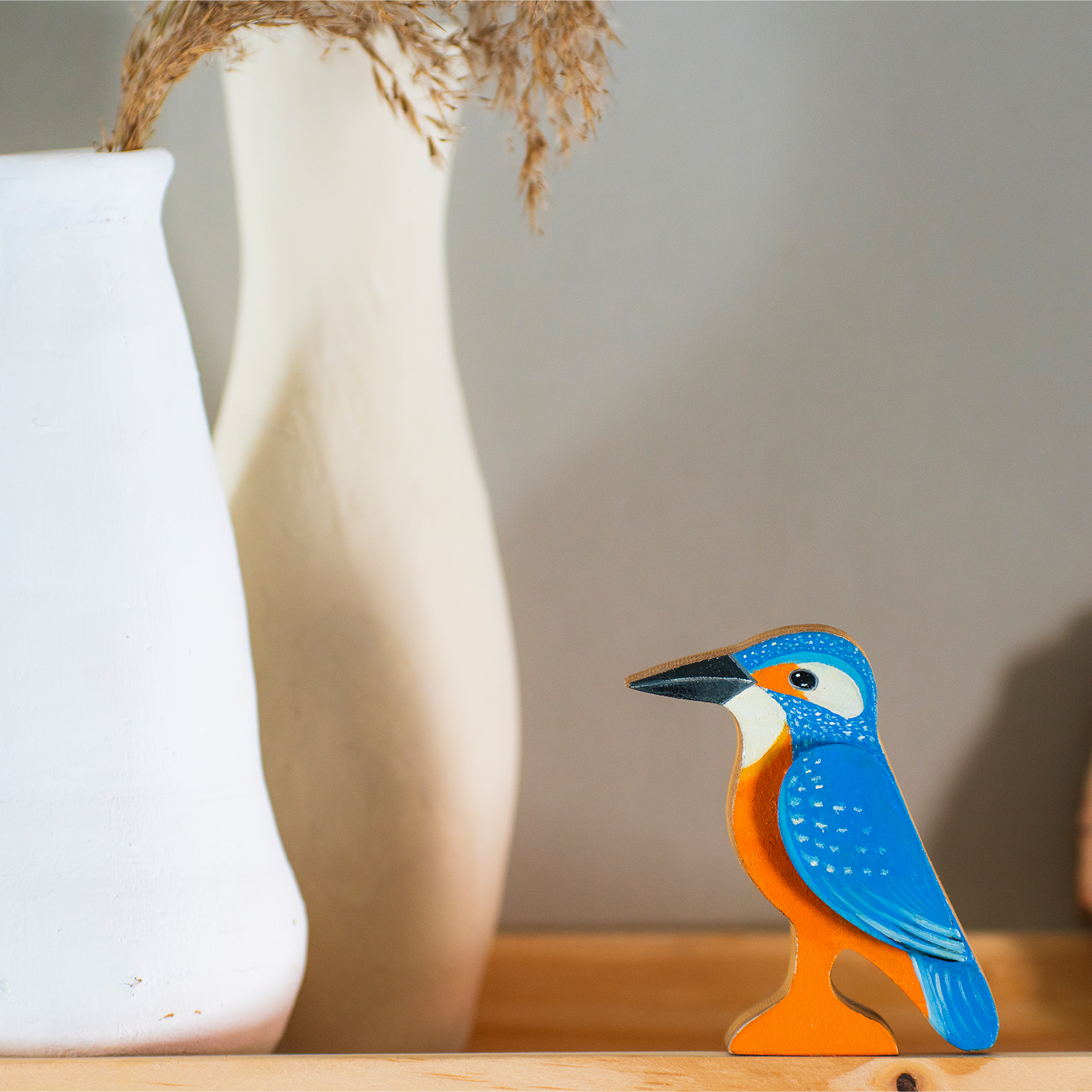 Indoor space decor - shelves - wooden art - clay pot- aesthetic decor - Nutural products - Wildlife - WIldstep India - Nature Store