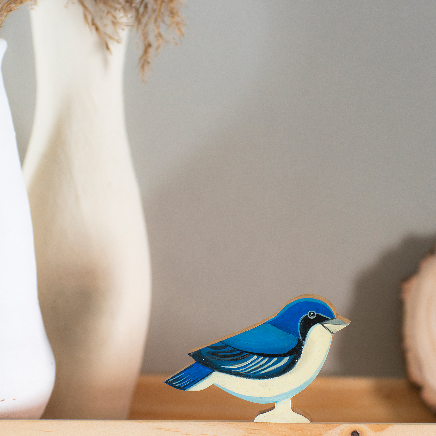 Indoor space decor - shelves - wooden art - clay pot- aesthetic decor - Nutural products - Wildlife - WIldstep India - Nature Store