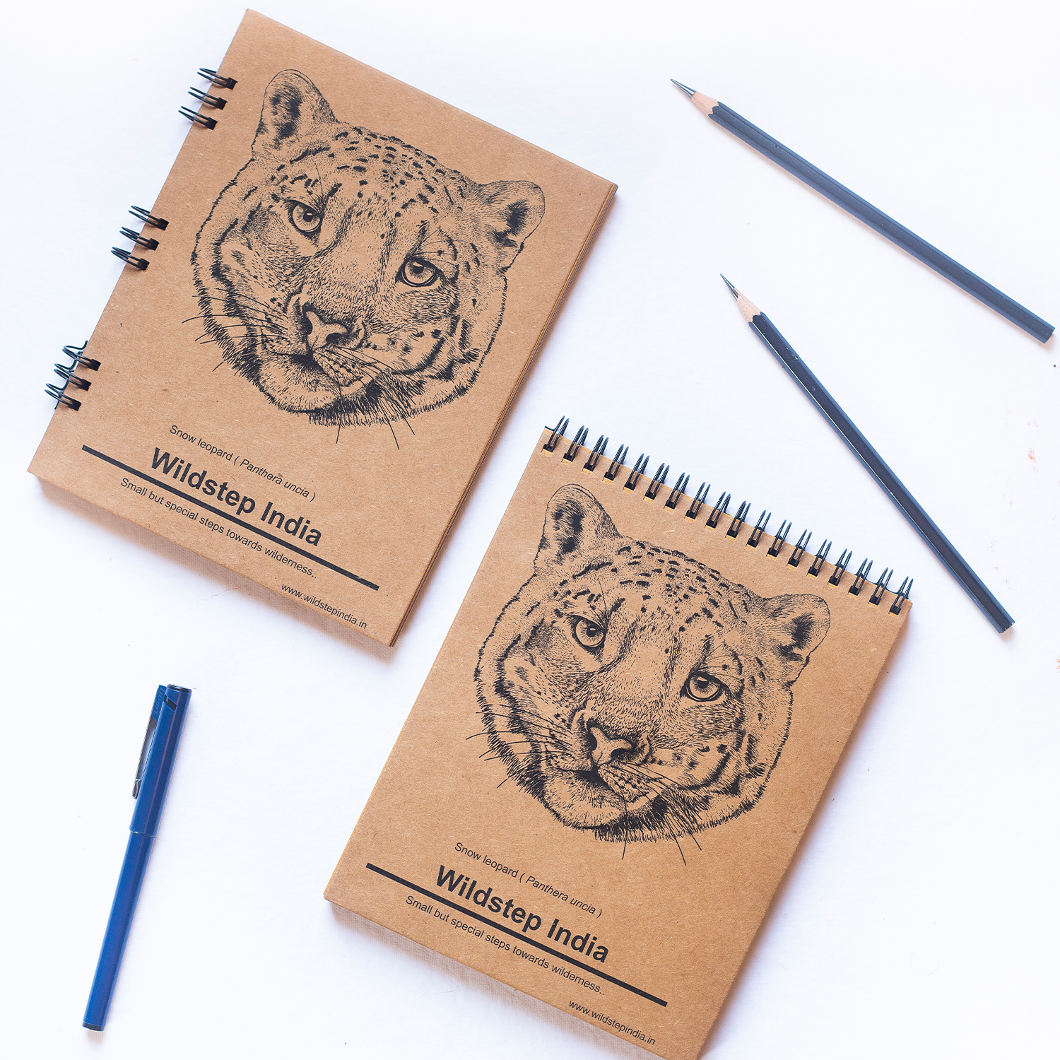 wildlife and nature based Diary / art journal / notebook / notepad - wildstep India - Nature store