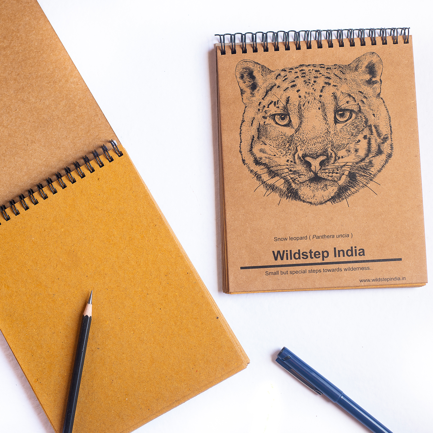wildlife and nature based Diary / art journal / notebook / notepad - wildstep India - Nature store