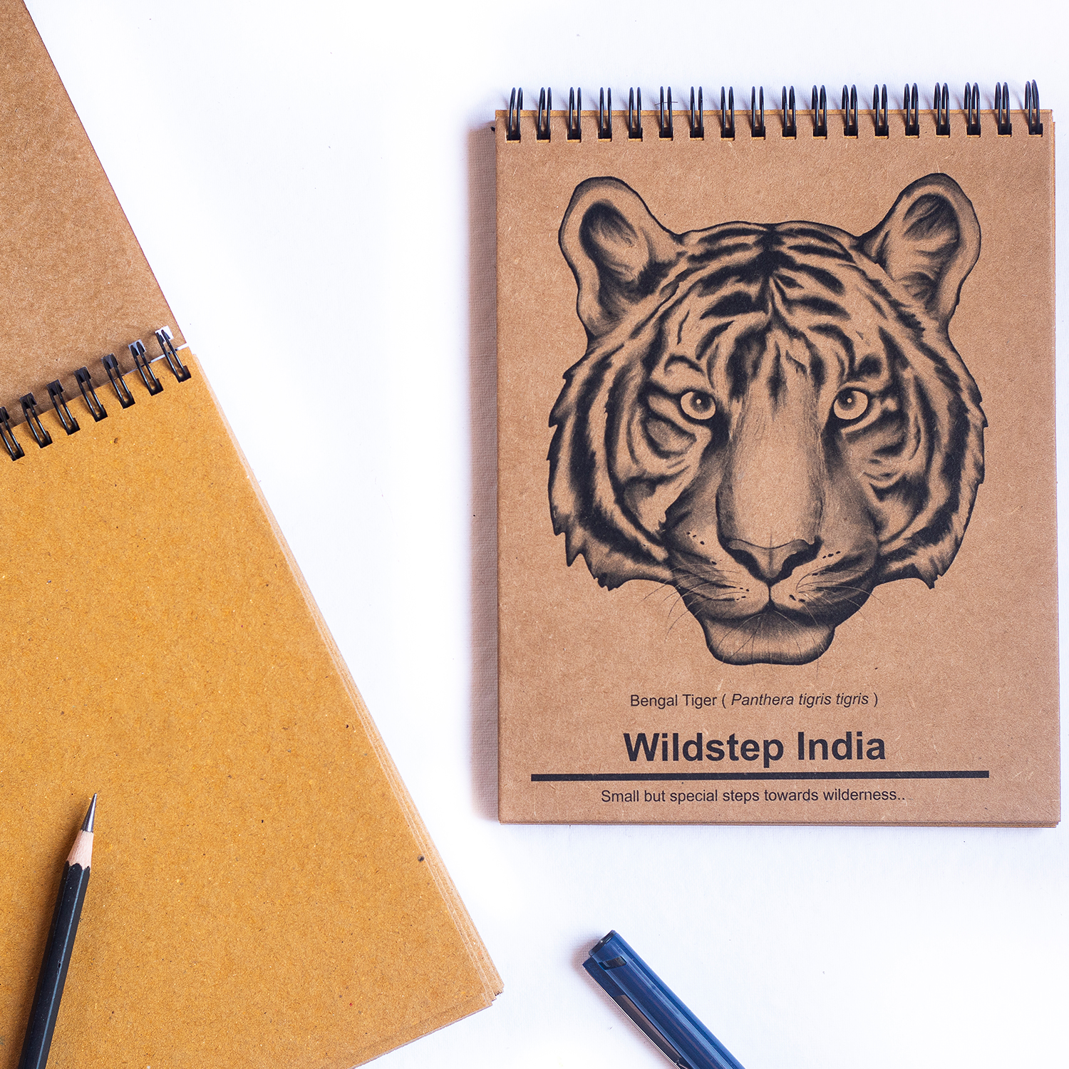 wildlife and nature based Diary / art journal / notebook / notepad - wildstep India - Nature store