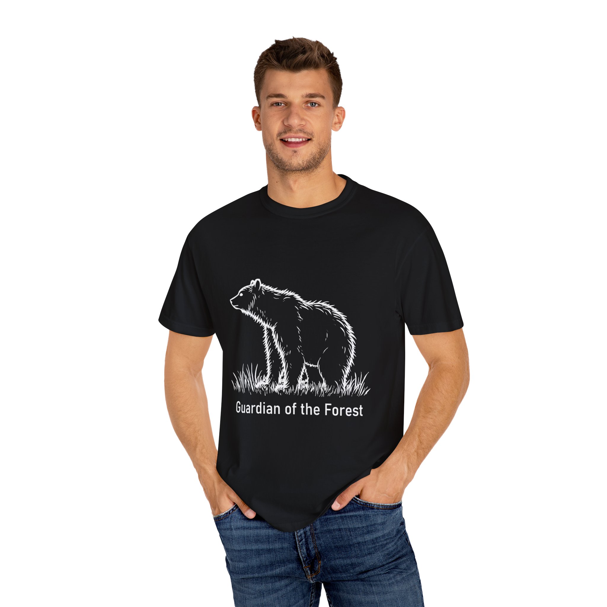 sloth bear - Indian wildlife - forest - line art - wildstep India - Wildstep India tshirt - Indian artist - wildlife conservation - support - nature and wildlife