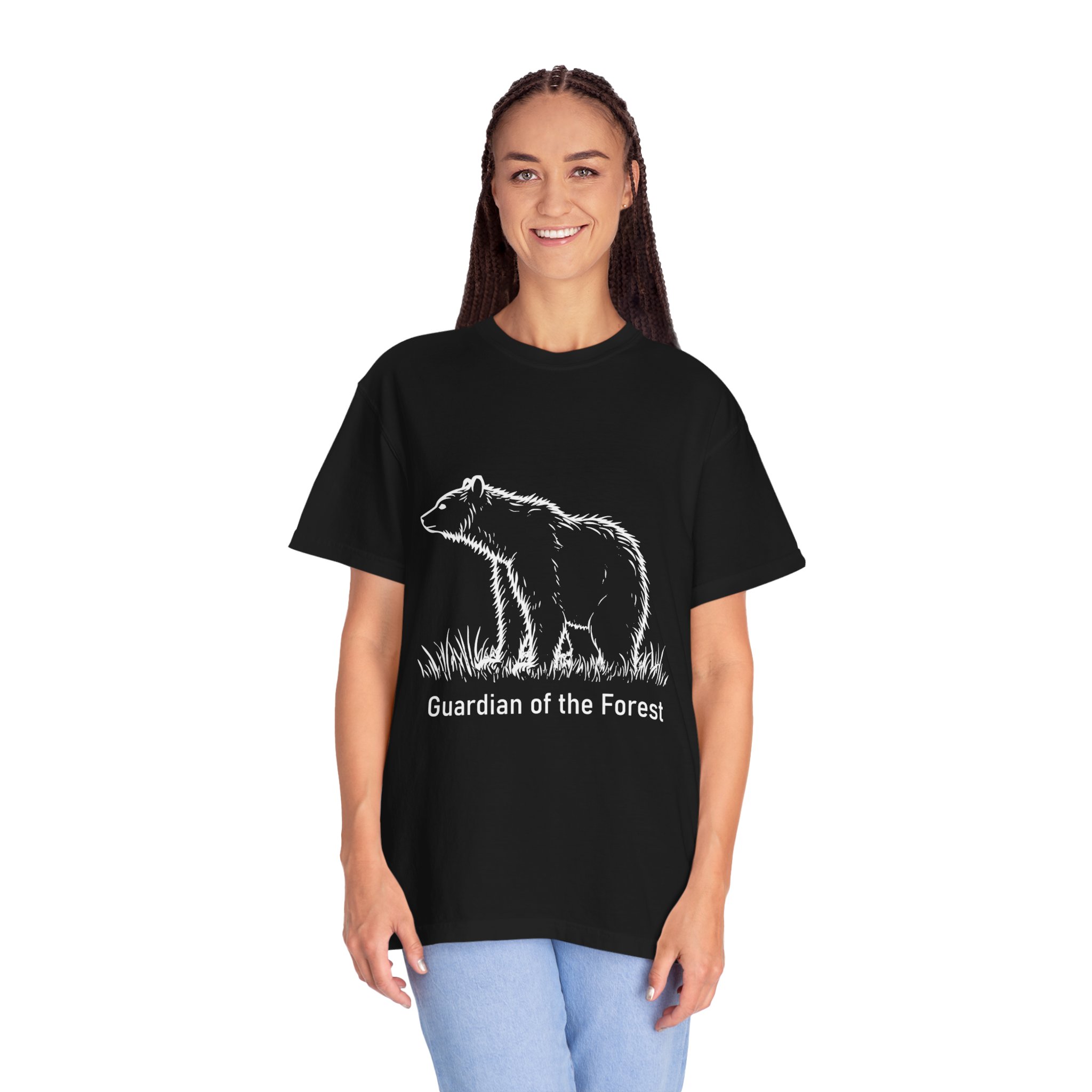 sloth bear - Indian wildlife - forest - line art - wildstep India - Wildstep India tshirt - Indian artist - wildlife conservation - support - nature and wildlife