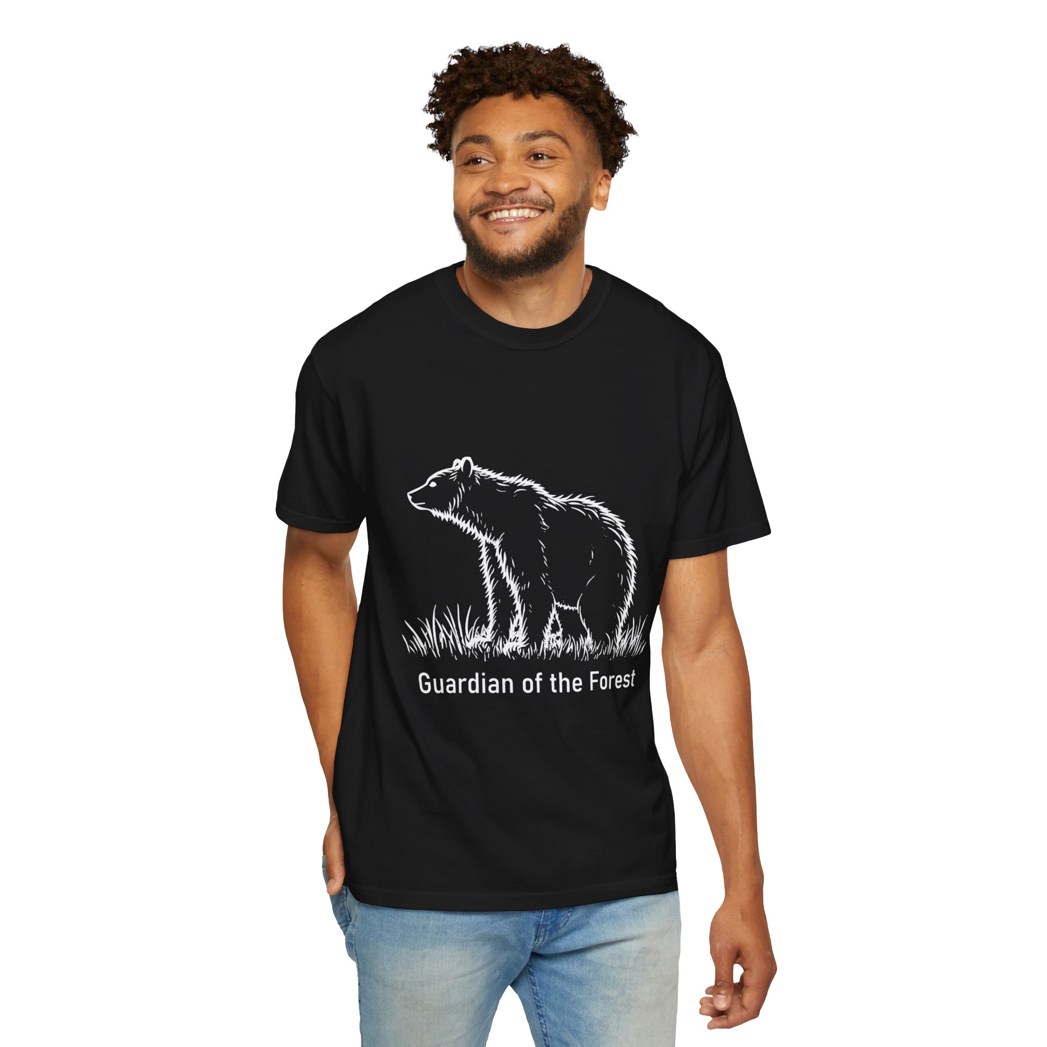 sloth bear - Indian wildlife - forest - line art - wildstep India - Wildstep India tshirt - Indian artist - wildlife conservation - support - nature and wildlife