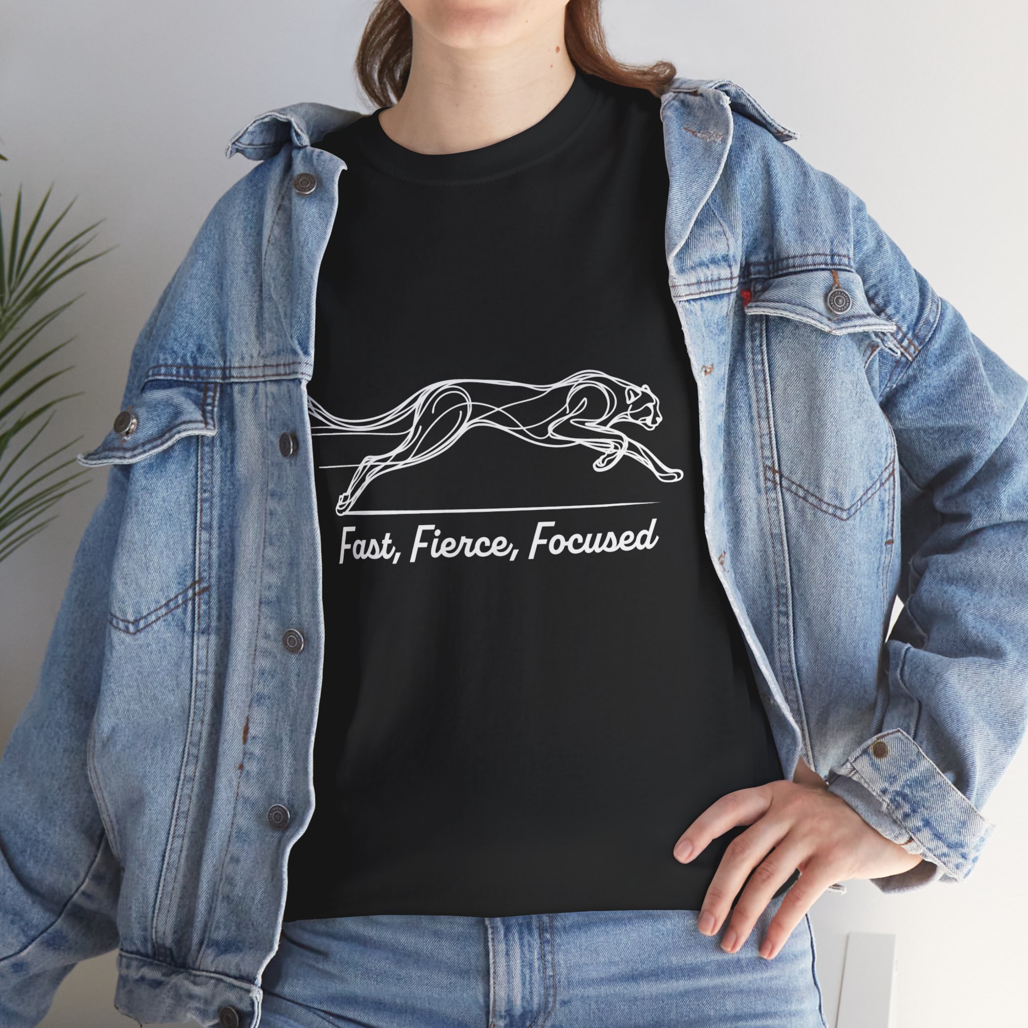 cheetah - Indian wildlife - forest - line art - wildstep India - Wildstep India tshirt - Indian artist - wildlife conservation - support - nature and wildlife - africa