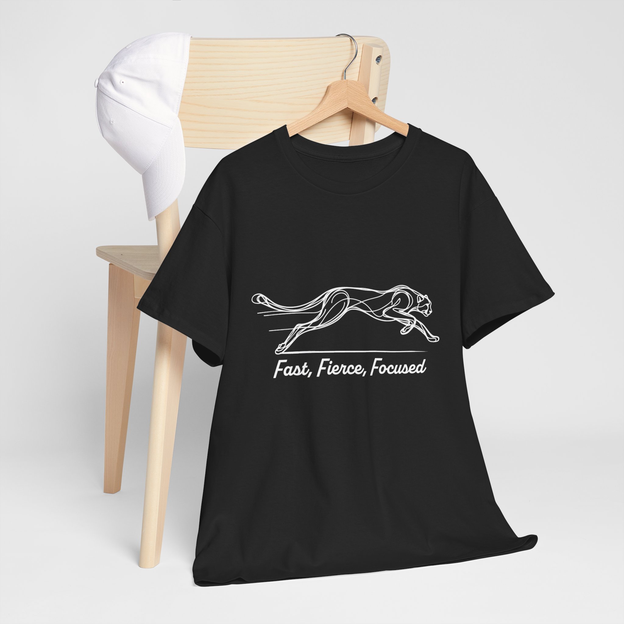 cheetah - Indian wildlife - forest - line art - wildstep India - Wildstep India tshirt - Indian artist - wildlife conservation - support - nature and wildlife - africa