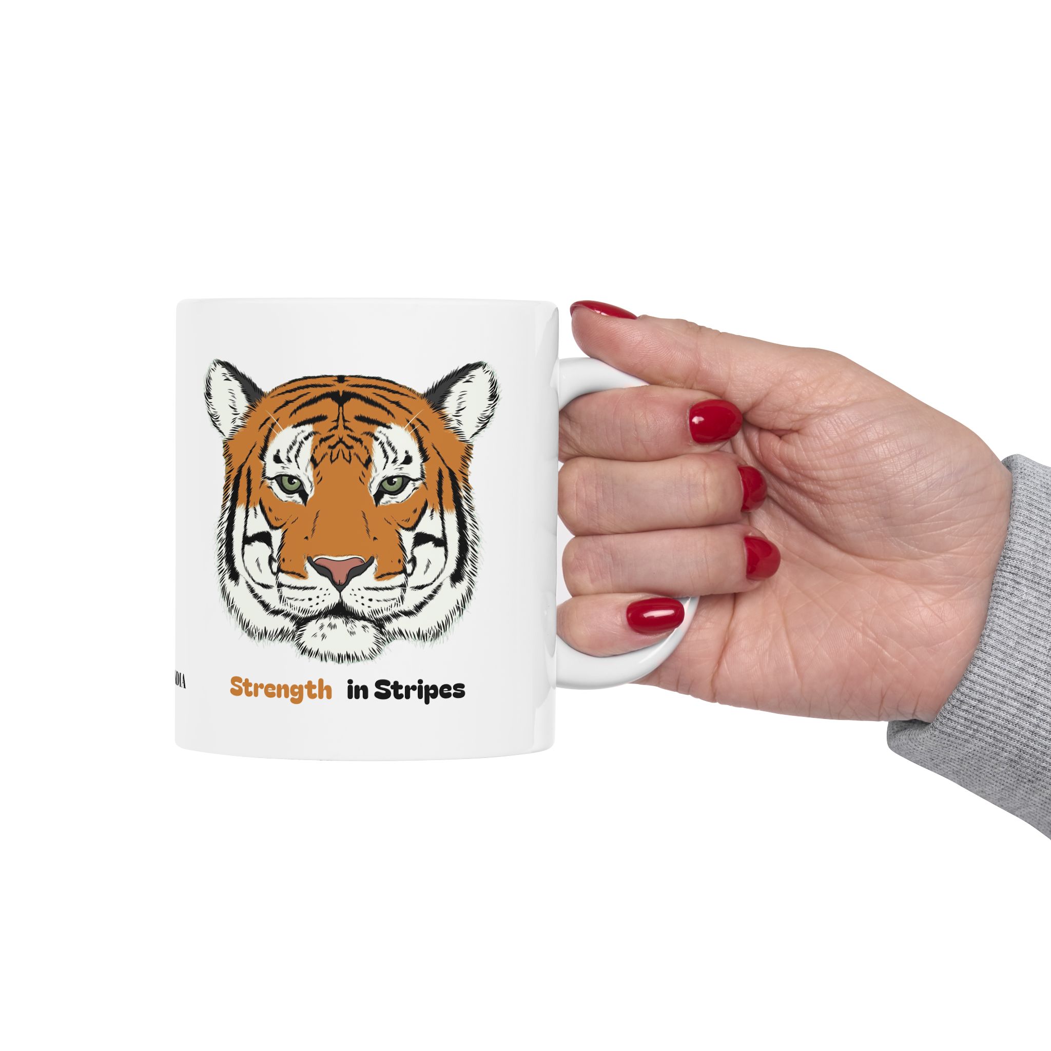 Wildlife tiger ceramic mug - wildstep India - travel trip wildlife exploration outdoor