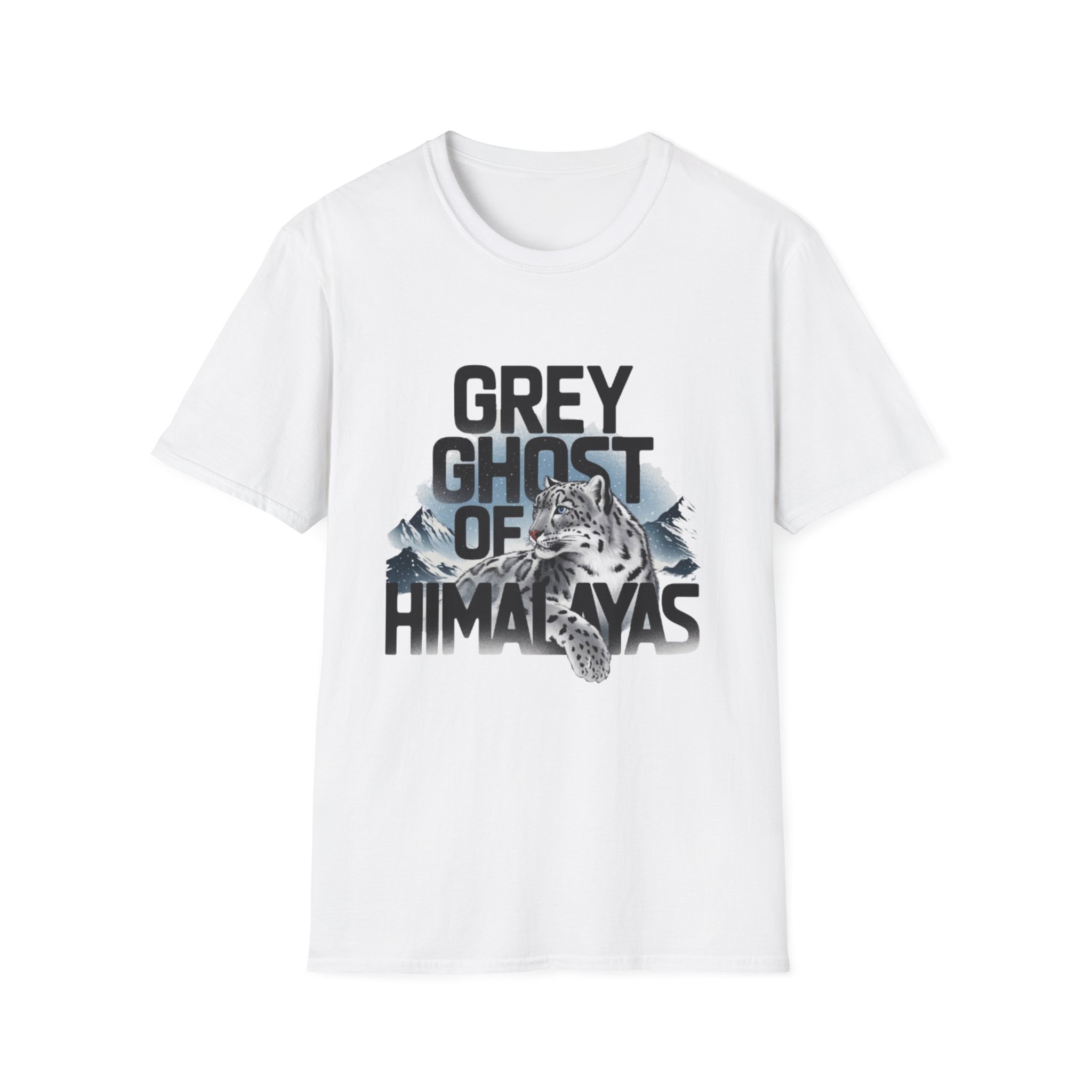 Grey ghost of Himalayas - snow leopard - wildstep India - trip - tshirt - design - artist - art work - wildlife - spiti - ladakh - leh - India - Indian Wildlife