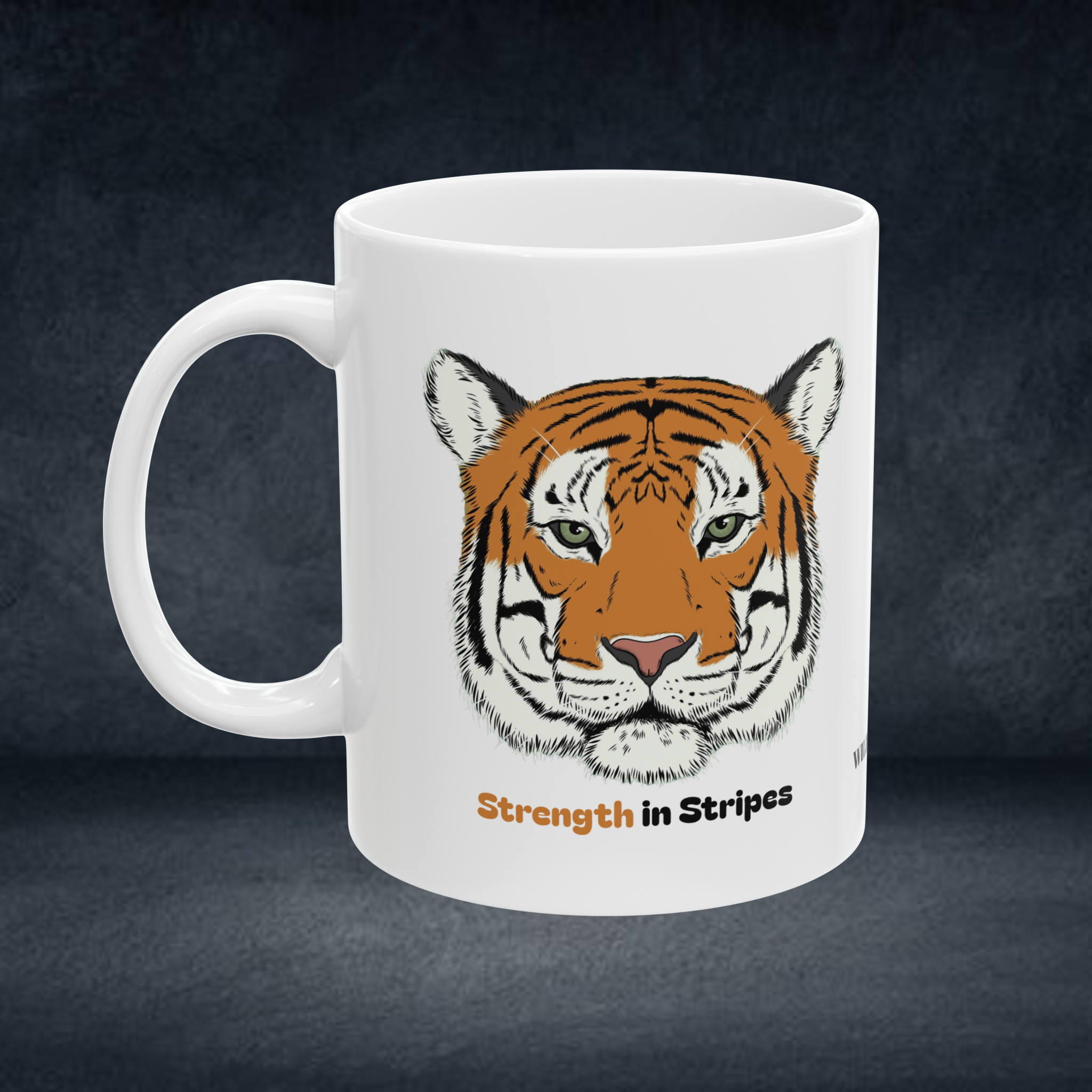 Wildlife tiger ceramic mug - wildstep India - travel trip wildlife exploration outdoor