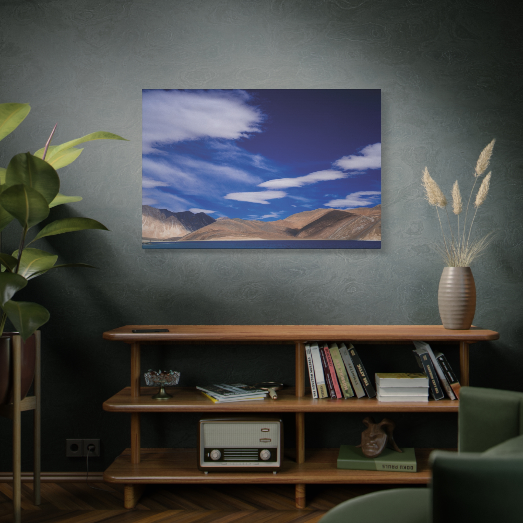 Pangong tso - lake - leh-ladakh - WIlstep India - photograph - photoframe - artwork- nature and landscapes - interior decor - space decor